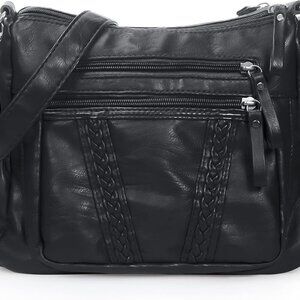 Crossbody Bag for Women with Tassel Ladies Soft PU leather Purses and Handbag Po